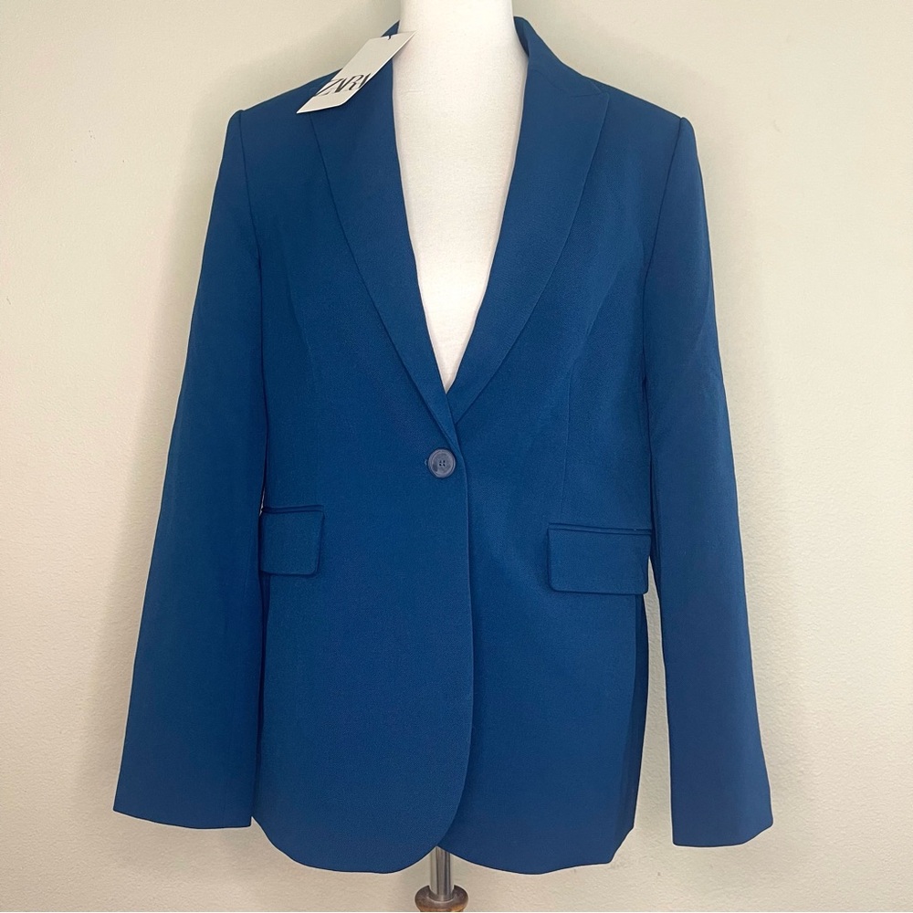 Zara Women’s Blue Blazer NWT
